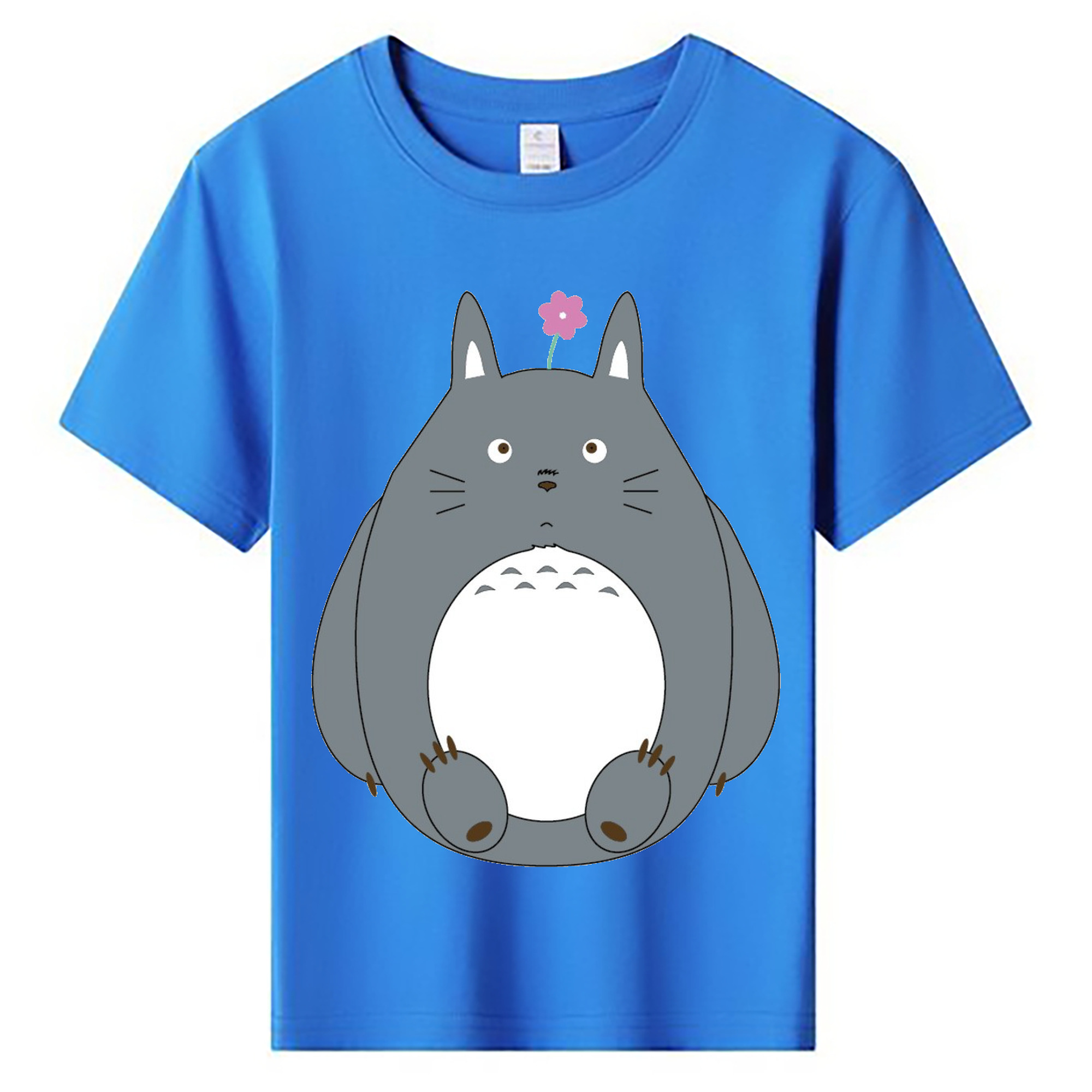 （画像用） となりのトトロ 草壁メイ 草壁サツキ My Neighbor Totoro Satsuki Kusakabe Mei Kusakabe 綿100％キッズTシャツ（フロントプリント）
